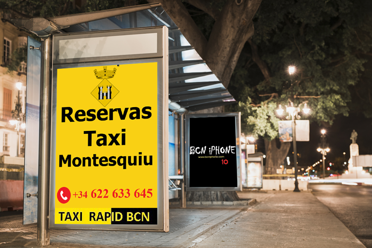 Reserve su Taxi MONTESQUIU en Barcelona