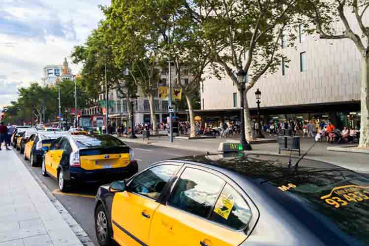 Paradas de Taxi en Barcelona