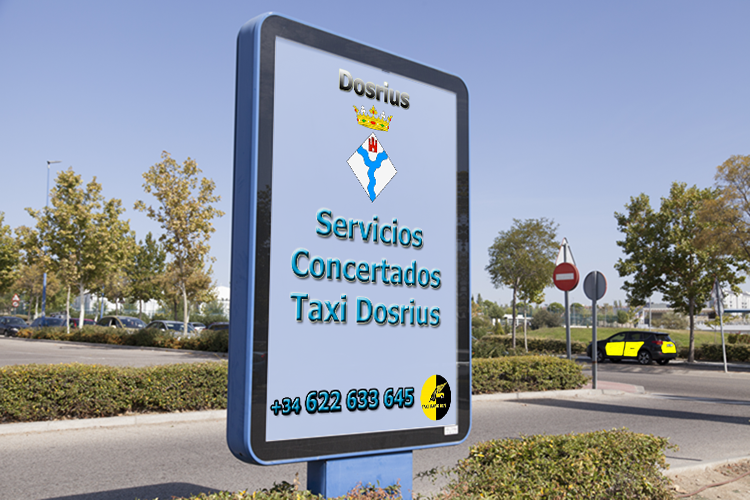 Reservas Taxi Dosrius desde Barcelona
