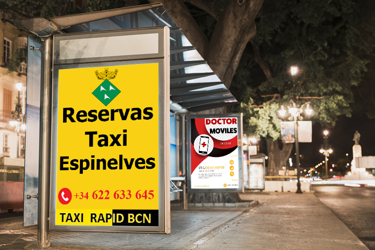 Reserve su Taxi ESPINELVES en Barcelona