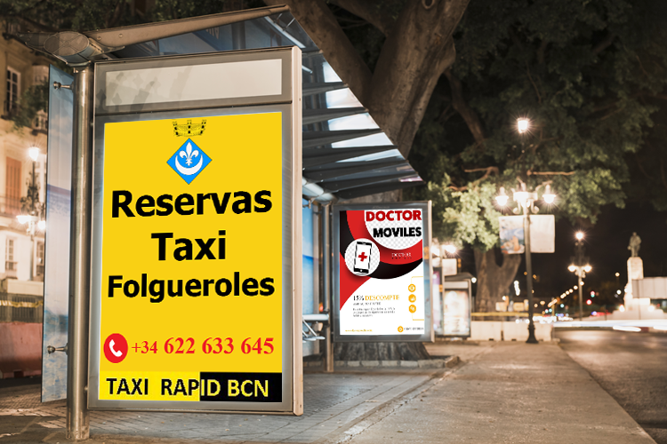 Reserve su Taxi FOLGUEROLES en Barcelona