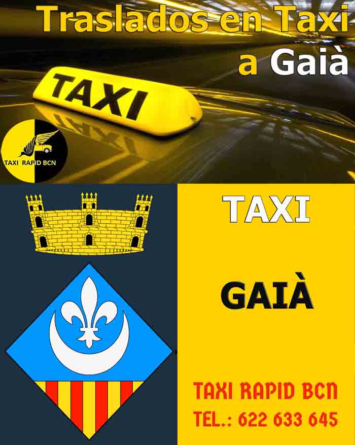 Servicio de Taxi Gaià Barcelona