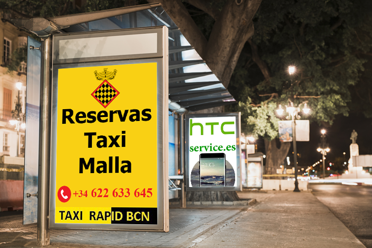 Reserve su Taxi MALLA en Barcelona