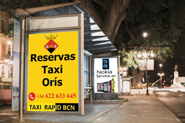 Reserve su Taxi ORÍS en Barcelona