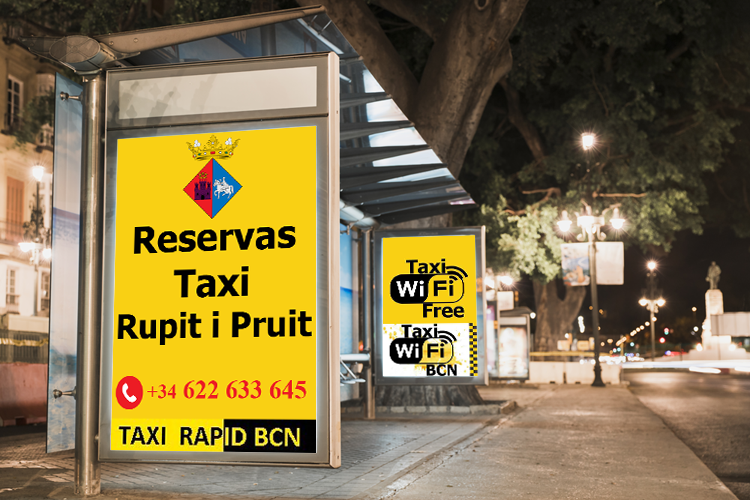 Reserve su Taxi Rupit i Pruit en Barcelona