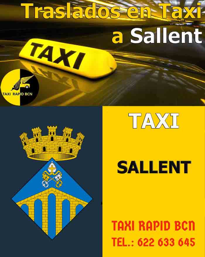 Servicio de Taxi Sallent desde Barcelona