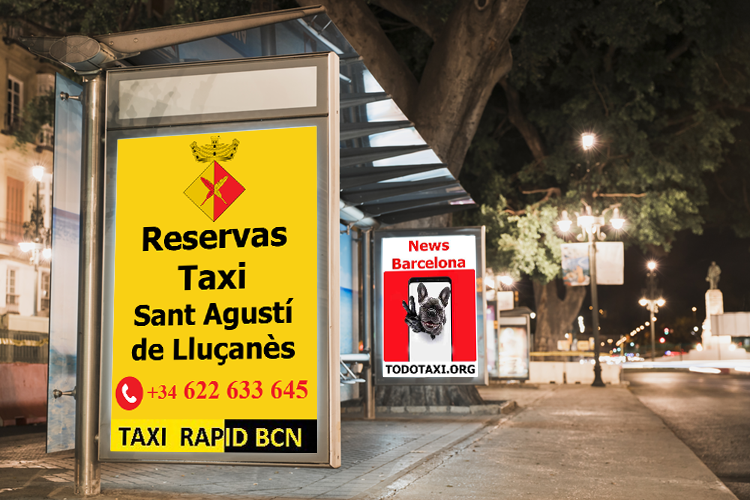 Reserve su Taxi Sant Agustí de Lluçanès en Barcelona