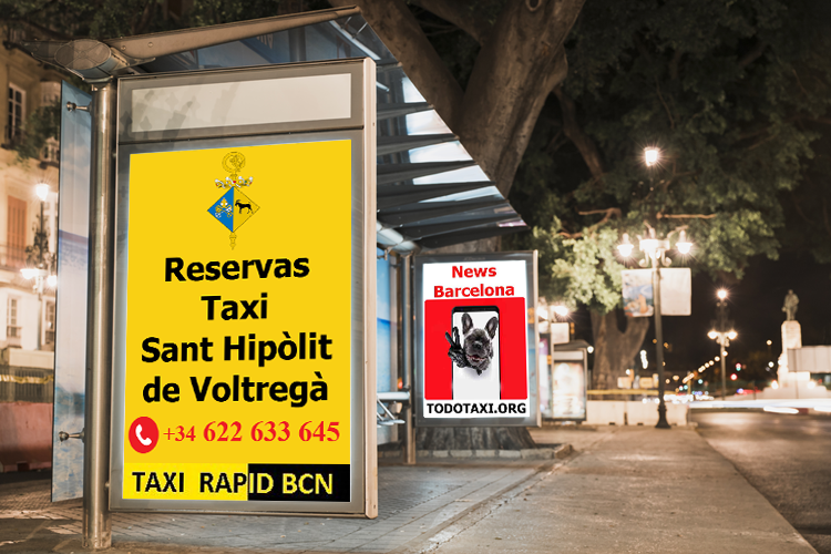 Reserve su Taxi SANT HIPÒLIT DE VOLTREGÀ en Barcelona