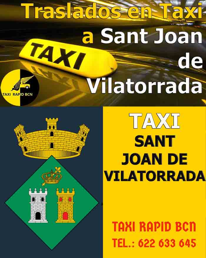Taxi Sant Joan de Vilatorrada
