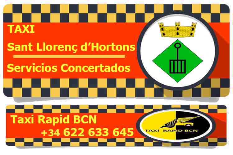 Taxi Sant Llorenç d’Hortons