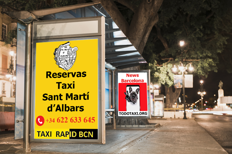 Reserve su Taxi Sant Martí d’Albars en Barcelona