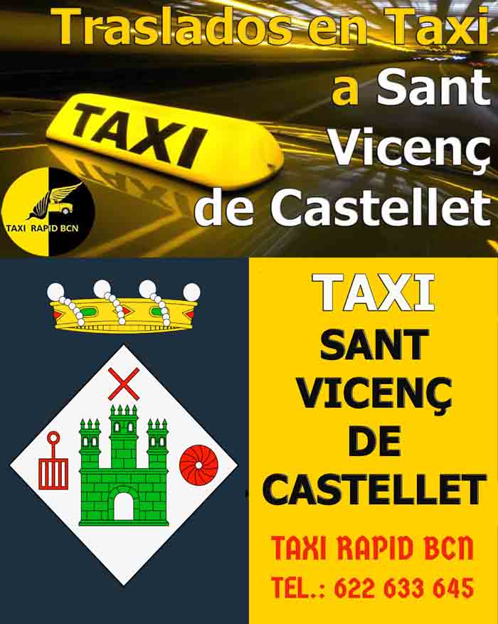Servicio Taxi Sant Vicenç de Castellet