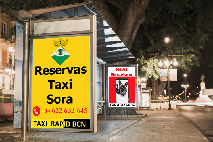 Reserve su Taxi Sora para los viajes desde Barcelona