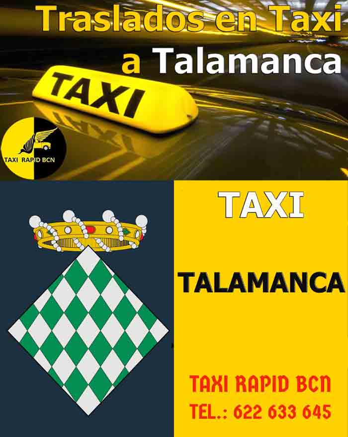 Servicio de Taxi Talamanca desde Barcelona