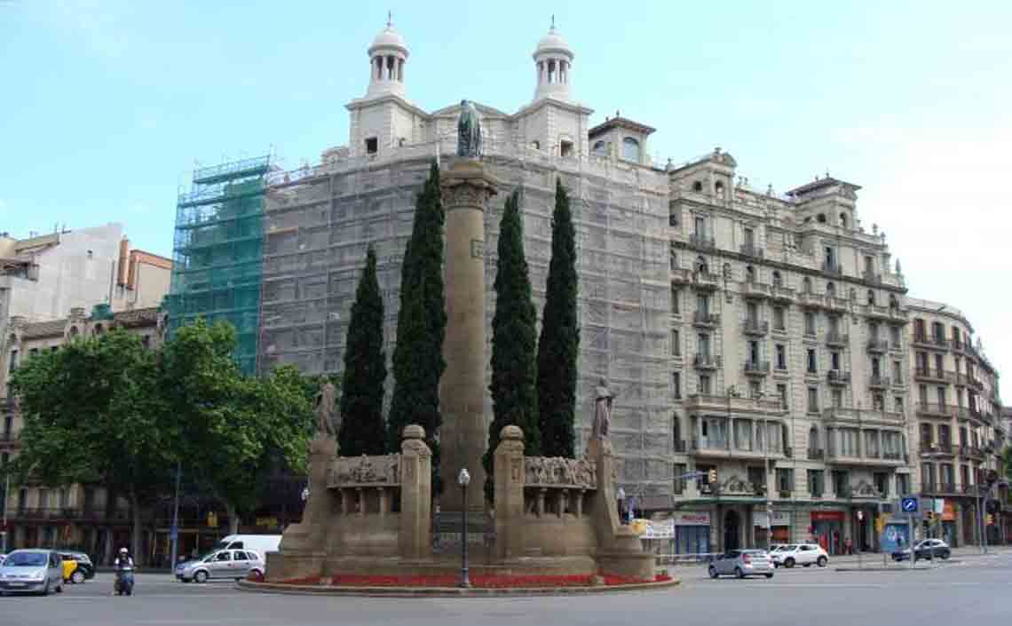 Barrio de la Dreta de l’Eixample en Barcelona